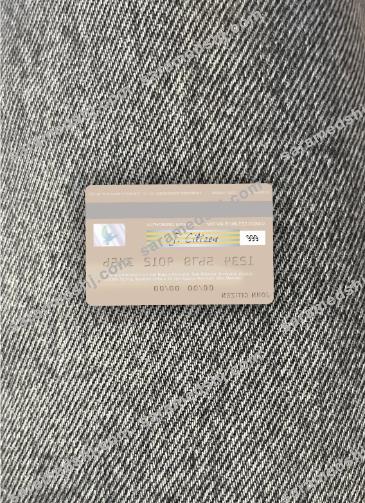 San Marino Banca Partner visa debit card photolook back